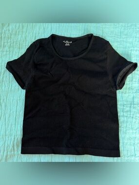 Urban Outfitters Out from Under Black Ribbed Top M/L